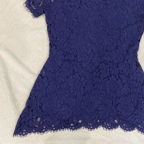 dark purple lace blouse - Picture 2 of 6